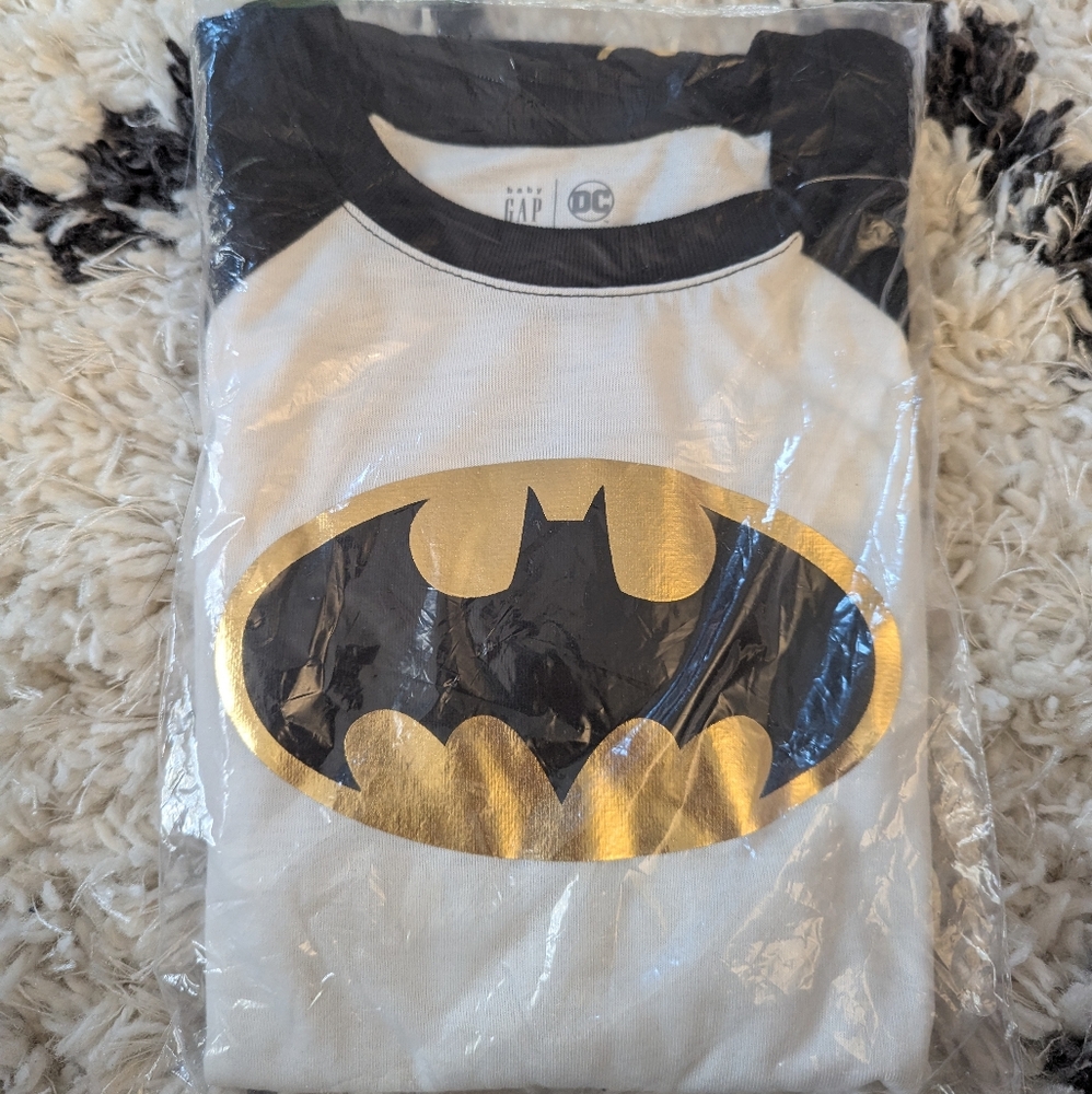 GAP Superhero Pj's Black and Gold